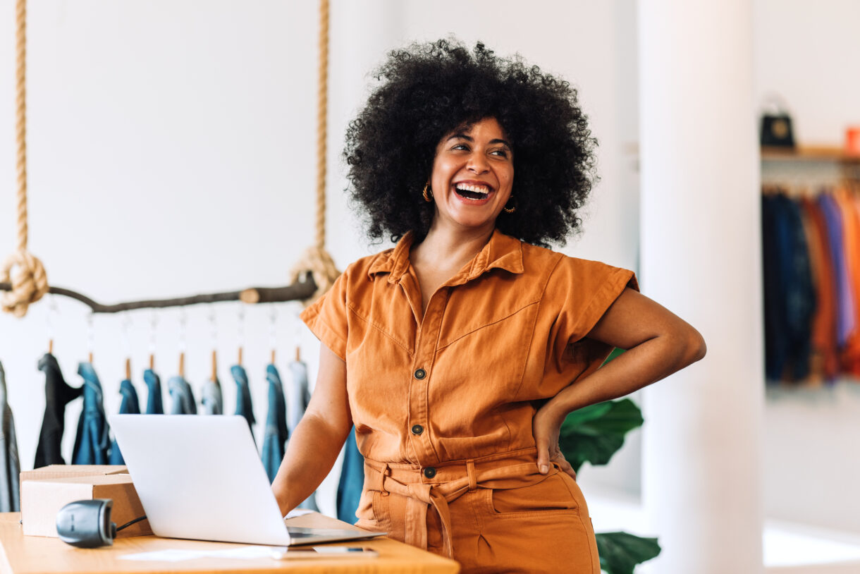 woman with making sure she has good CRM for small businesses